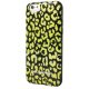 Karl Lagerfeld iPhone 6/6S Camouflage Leopard (KLHCP6CAYE) hátlap, tok, sárga