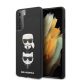 Karl Lagerfeld Samsung Galaxy S21 Plus 3D Rubber Heads (KLHCS21MSAKICKCBK) hátlap, tok, fekete