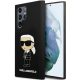 Karl Lagerfeld Samsung Galaxy S24 Ultra Silicone Ikonik (KLHCS24LSNIKBCK) hátlap, tok, fekete