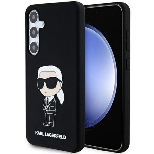 Karl Lagerfeld Samsung Galaxy Samsung Galaxy S24 Plus KLHCS24MSNIKBCK, Silicone Ikonik tok, fekete