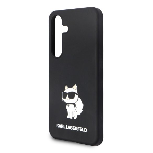 Karl Lagerfeld Samsung Galaxy S24 Liquid Silicone Choupette NFT KLHCS24SSNCHBCK hátlap, tok, fekete