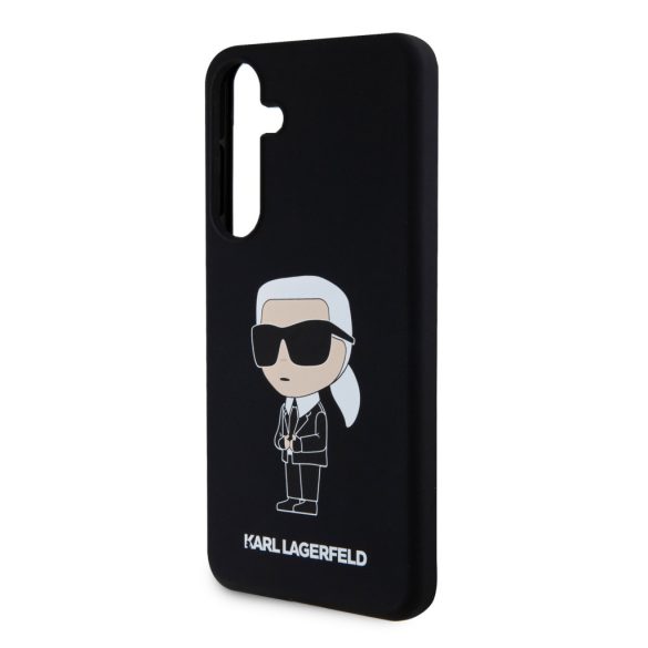 Karl Lagerfeld Samsung Galaxy S24 Liquid Silicone Ikonik NFT KLHCS24SSNIKBCK hátlap tok, fekete