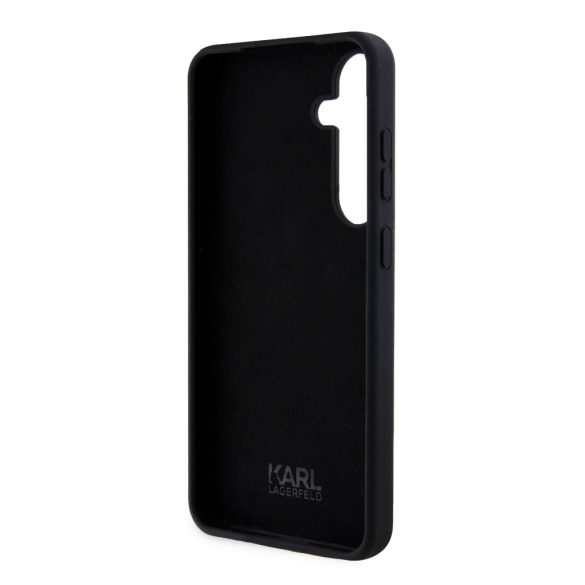 Karl Lagerfeld Samsung Galaxy S24 Liquid Silicone Ikonik NFT KLHCS24SSNIKBCK hátlap tok, fekete