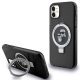 Karl Lagerfeld Ring Stand Karl&Choupette MagSafe case for iPhone 11/Xr tok, fekete