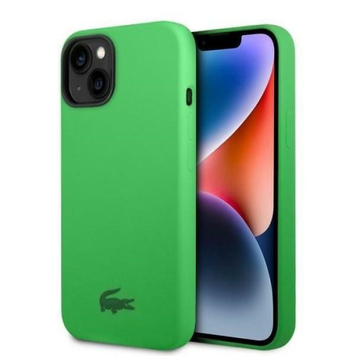 Lacoste LCHCP14MSN iPhone 14 Plus/15 Plus 6,7" hátlap, tok Silicone, zöld