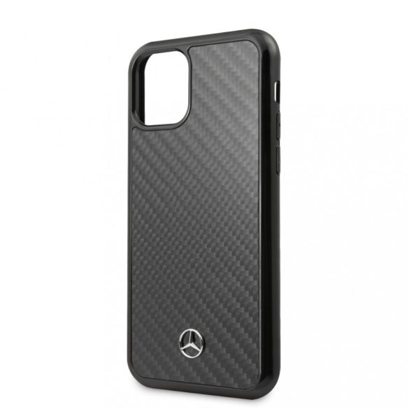 Mercedes-Benz iPhone 11 Pro Dynamic Carbon (MEHCN58RCABK) hátlap, tok, fekete