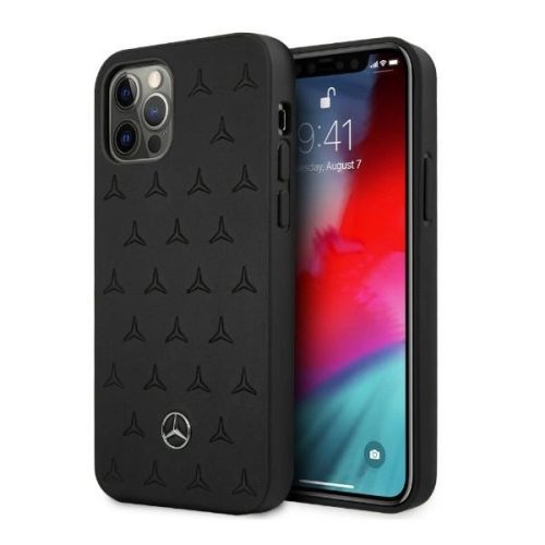 Mercedes MEHCP12LSILRE iPhone 12 Pro Max 6,7" hátlap, tok Silicone Line, piros