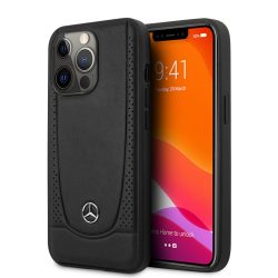   Mercedes-Benz iPhone 13 Pro Urban Line eredeti bőr (MEHCP13LARMBK) hátlap, tok, fekete