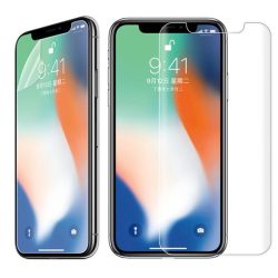   iPhone X/Xs/11 Pro kijelzővédő edzett üvegfólia (2D nem teljes kijelzős sík üvegfólia), 9H, átlátszó