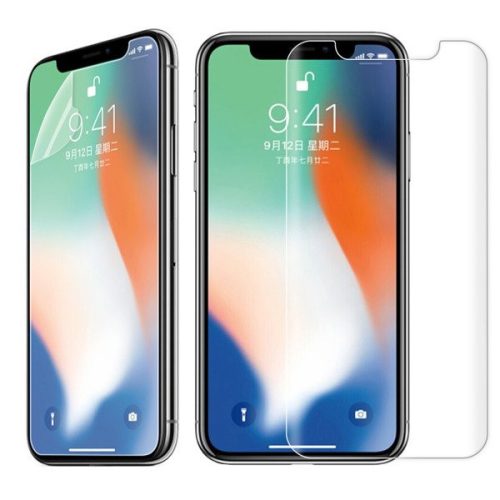 iPhone X/Xs/11 Pro kijelzővédő edzett üvegfólia (2D nem teljes kijelzős sík üvegfólia), 9H, átlátszó