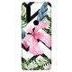 Casegadget Xiaomi Mi CC9/Mi A3 Lite Pink Flower And Leaves, hátlap, tok, mintás, színes