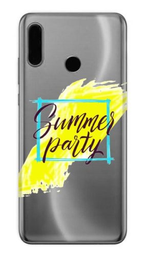 Casegadget Huawei P20 Lite (2019) Tropical Flowers, hátlap, tok, mintás, színes