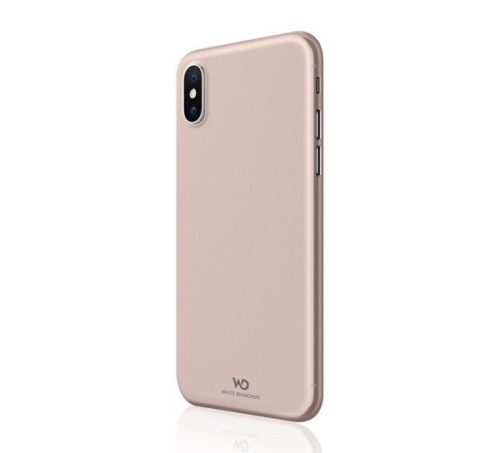 Hama White Diamonds Ultra Thin Iced Case iPhone Xs Max, hátlap, tok, rozéarany