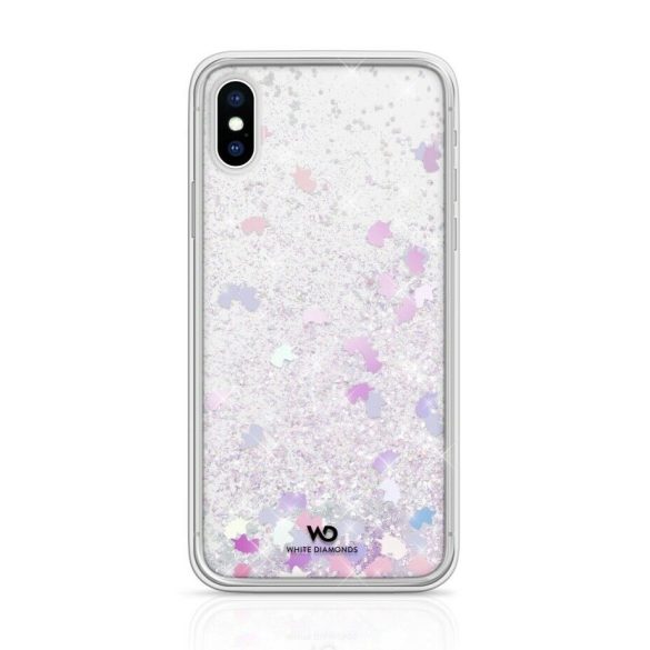 Hama White Diamonds Sparkle Case iPhone X/XS hátlap, tok, rózsaszín