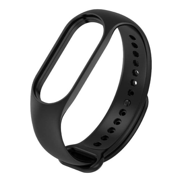 Xiaomi Mi Smart Band 7 szilikon óraszíj, fekete