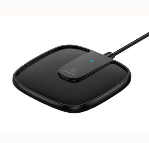 USAMS CD159 W1 Wireless Charger Qi, MagSafe kompatibilis vezeték nélküli töltő, 15W, fekete