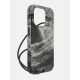 Bodyguardz Carve Marble Magsafe Case iPhone 15 Pro MagSafe hátlap + csuklópánt, tok, fekete-fehér