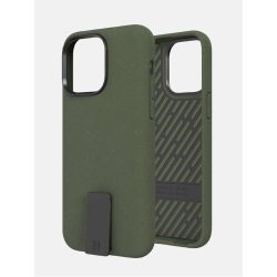   Bodyguardz Motus Clip Case iPhone 14 Pro Max ütésálló hátlap, tok, sötétzöld