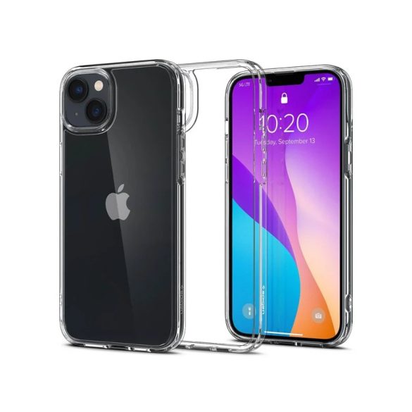 Spigen Ultra Hybrid Crystal Clear iPhone 14 hátlap, tok, átlátszó