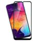 Samsung Galaxy A40 5D Full Glue teljes kijelzős edzett üvegfólia (tempered glass) 9H keménységű, fekete