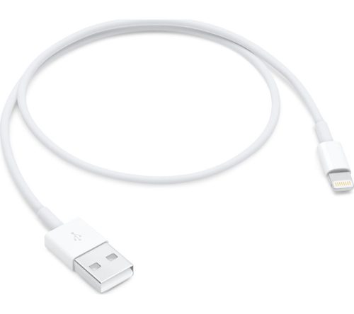 Apple gyári USB/lightning kábel ME291ZM/A, 0,5m, (bontott dobozos), fehér