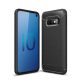 Carbon Case Flexible Samsung Galaxy S10e hátlap, tok, fekete