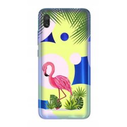   Casegadget Xiaomi Redmi Note 7/Note 7 Pro Flamingo And Flowers, hátlap, tok, mintás, színes