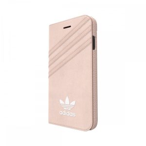 Adidas Original Booklet Case iPhone 7/8/SE (2020) oldalra nyíló tok, rózsaszín