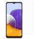 Samsung Galaxy A22 5G kijelzővédő edzett üvegfólia (tempered glass) 9H keménységű (nem teljes kijelzős 2D sík üvegfólia), átlátszó