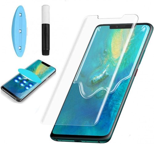 Huawei Mate 40 UV 5D Full Glue teljes kijelzős edzett üvegfólia (tempered glass), 9H keménységű, átlátszó