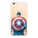 MARVEL Captain America 002 iPhone XS/X hátlap, tok, átlátszó