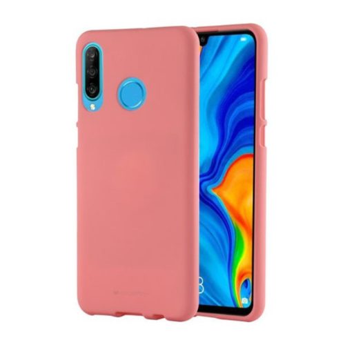 Mercury Goospery Soft Jelly Case Huawei P30 hátlap, tok, rózsaszín