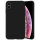 Mercury Goospery Silicone Samsung Galaxy A21s hátlap, tok, fekete