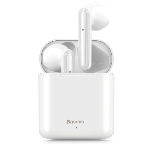 Baseus W09 Wireless Earphone, Headset, vezeték nélküli töltés funkcióval, fehér