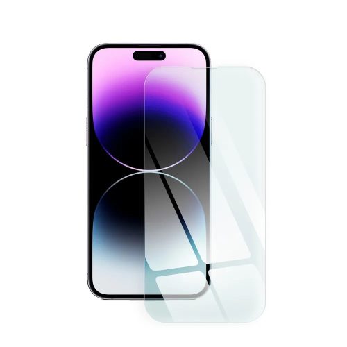 Huawei P40 Lite kijelzővédő edzett üvegfólia (tempered glass) 9H keménységű (nem teljes kijelzős 2.5D sík üvegfólia), átlátszó