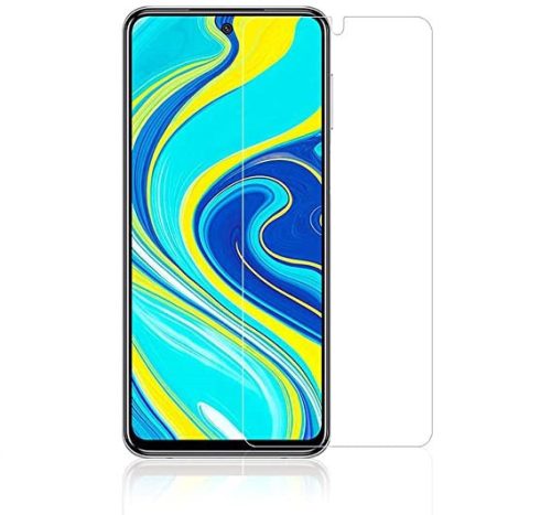 Xiaomi Redmi Note 9 4G/Redmi 10X 4G nem teljes kijelzős edzett üvegfólia (tempered glass) 9H keménységű, átlátszó