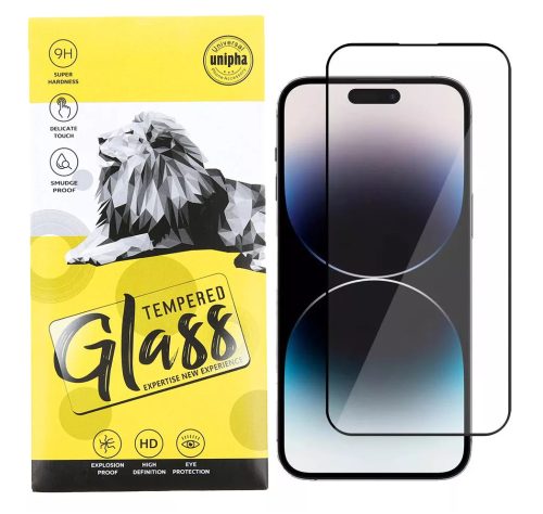 Samsung Galaxy S23 FE 9D Full Glue teljes kijelzős edzett üvegfólia (tempered glass) 9H keménységű, fekete