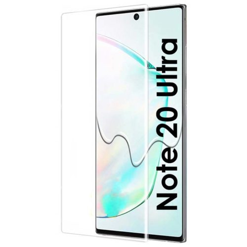 Samsung Galaxy Note 20 Ultra kijelzővédő edzett üvegfólia (tempered glass) 9H keménységű (nem teljes kijelzős 2D sík üvegfólia), átlátszó