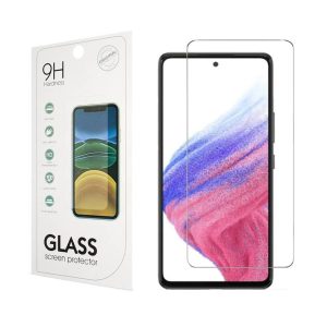 Samsung Galaxy A05 kijelzővédő edzett üvegfólia (tempered glass) 9H keménységű (nem teljes kijelzős 2D sík üvegfólia), átlátszó