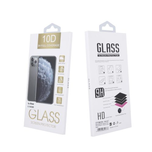 Xiaomi Mi 10T 5G/10T Pro 5G 5D Full Glue teljes kijelzős edzett üvegfólia (tempered glass) 9H keménységű, tokbarát, fekete