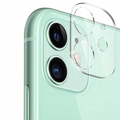 iPhone 11 kameravédő üvegfólia (tempered glass), 9H, átlátszó