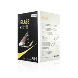   iPhone 13/13 Pro/14 kijelzővédő edzett üvegfólia (tempered glass) 9H keménységű (nem teljes kijelzős 2.5D sík üvegfólia), matt