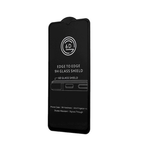 Xiaomi Redmi Note 13 4G/Redmi Note 13 5G 6D Full Glue teljes kijelzős edzett üvegfólia, 9H keménységű, fekete