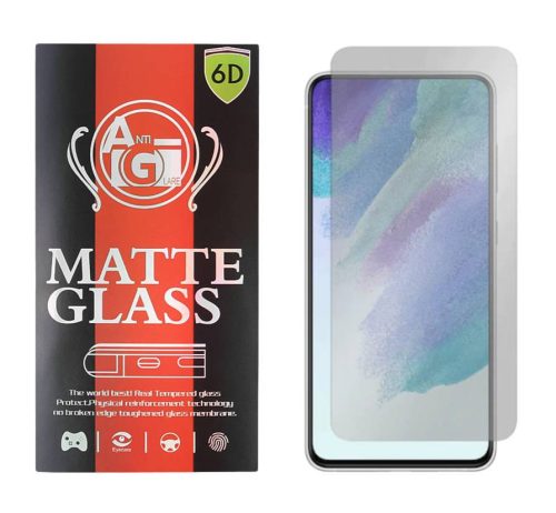 iPhone 12 Pro Max Matt, 6D Full Glue teljes kijelzős edzett üvegfólia (tempered glass) 9H keménységű, matt-fekete