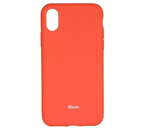 Roar Jelly Case iPhone Xr hátlap, tok, barack rózsaszín