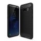 Carbon Case Flexible Samsung Galaxy S8 Plus hátlap, tok, fekete