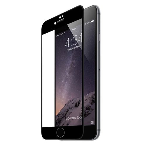 Glass iPhone 7 Plus/8 Plus 6D Full Glue teljes kijelzős edzett üvegfólia (tempered glass) 9H keménységű, tokbarát, fekete