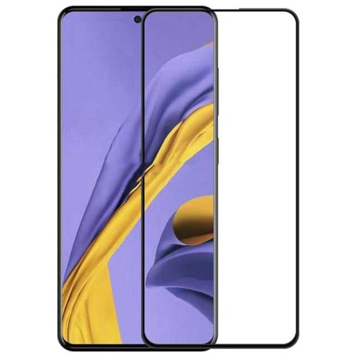 Glass Samsung Galaxy S10 Lite 6D Full Glue teljes kijelzős edzett üvegfólia (tempered glass) 9H keménységű, tokbarát, fekete