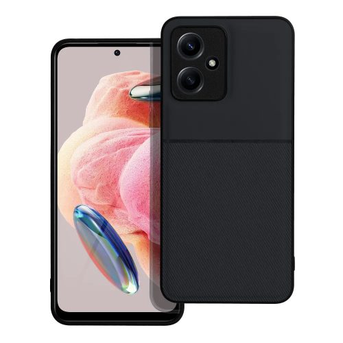 Elegance Case Xiaomi Redmi Note 12 5G hátlap, tok, fekete