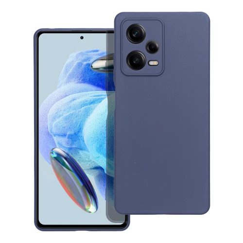 Matt Case Xiaomi Redmi Note 12 Pro 5G hátlap, tok, sötétkék